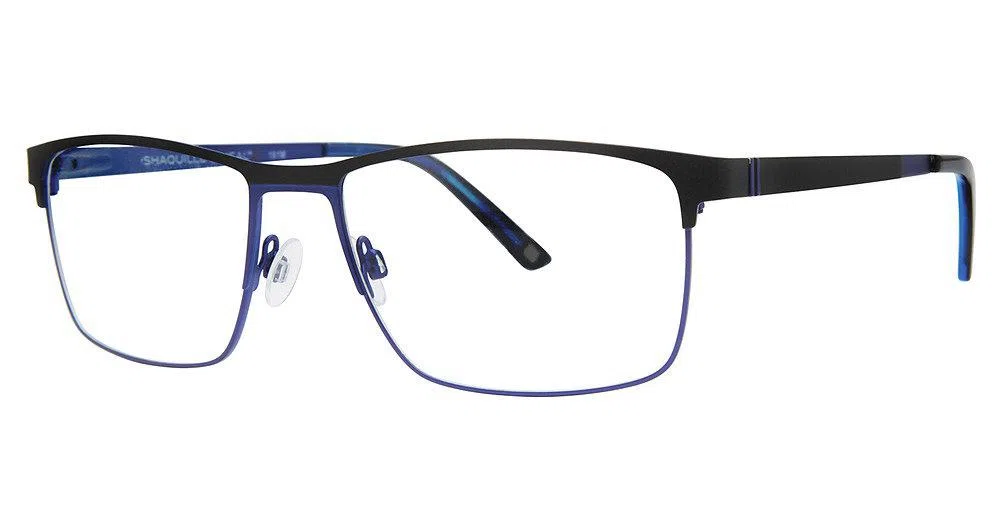 Shaquille O'Neal SO181M Eyeglasses - Black/blue - view 3